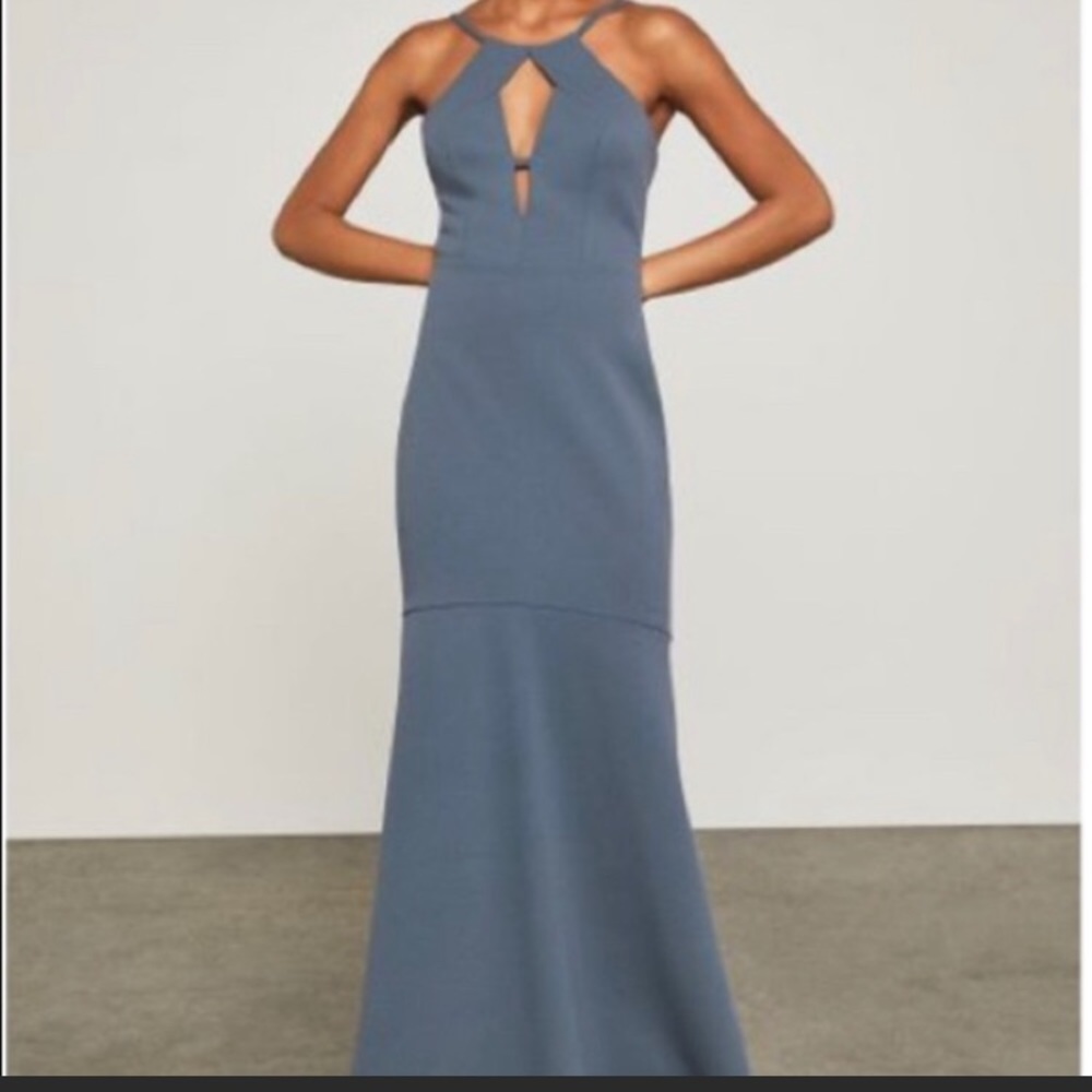 BCBG MaxAzria Long Cutout Dress
